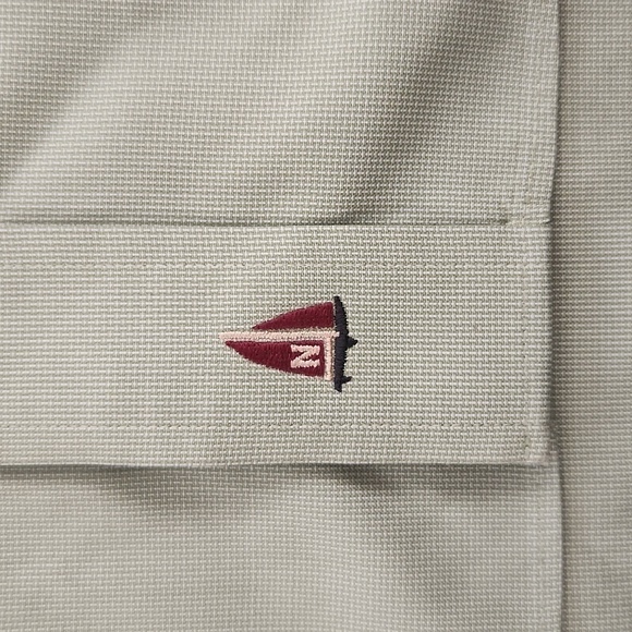 NORDSTROM Smartcare Wrinkle Free Green Button-Up Dress Shirt - Picture 4 of 7